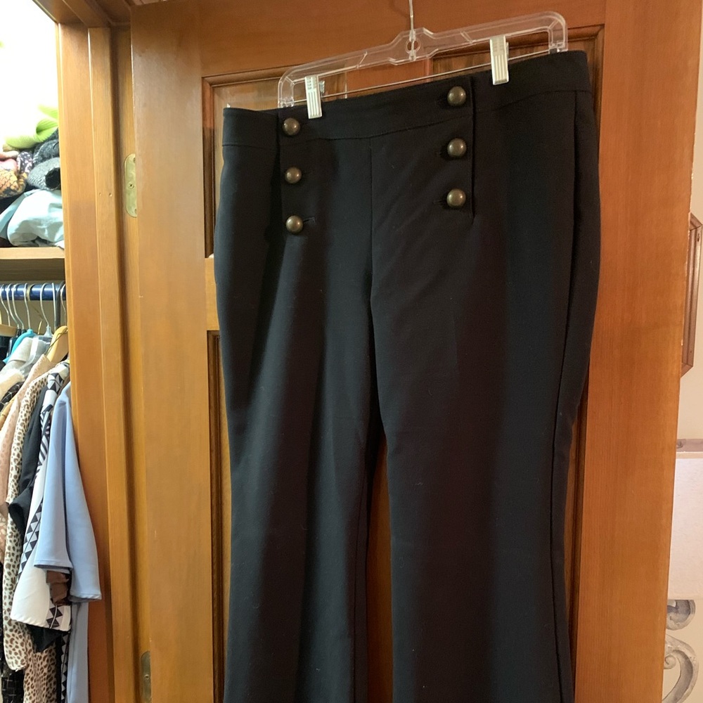 Express Pants with Bronze Buttons